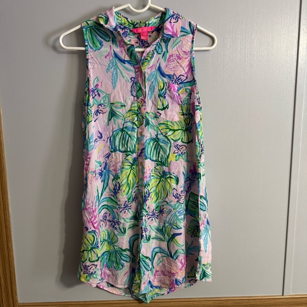 Lilly Pulitzer Shirt Dress in Size XS